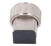 Omabeta OTDR Adapter Low Insertion Loss Durable Fiber Optic Tester Transfer Connector for Communication Networks Ceramic 1 Unit