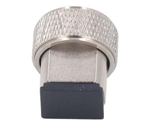 Omabeta OTDR Adapter Low Insertion Loss Durable Fiber Optic Tester Transfer Connector for Communication Networks Ceramic 1 Unit