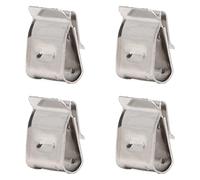 Omabeta PV Panel Wire Clamps Strong Stainless Steel Cable Clips for Electric Wire Organization At Solar Energy Frames, Pack of 50