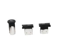 Omabeta Radio Volume Button Knob Replacement Set, Elegant Volume Control Knob for C Class 2007-2009, Premium ABS, 3 Pcs (Matte)