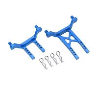 Omabeta RC Body Mounts Aluminum Alloy for LaTrax (Blue) | Stable performance, easy installation, adjustable height, lightweight design