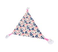 Omabeta Reptile Hammock for Bearded Dragons and Geckos Triangular Soft Hanging Design 2pcs Cloth Material for Climbing Pets (Lip size S)