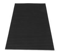 Omabeta Self Draining Silicone Dish Drying Mat Flexible Non Slip Design Heatproof for Small Kitchens Black 1 Unit