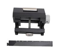 Omabeta Sharpening Jig, Angle Fixed Honing Guide for Wood Chisels Planes Kitchen Cutting Tools, with Aluminum Alloy, Easy to Carry and Store (Black)