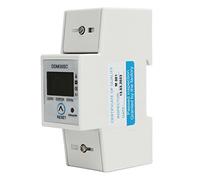 Omabeta Single Phase Energy Meter with LCD Display for Total Electricity Measurement in Residential and Commercial Settings 2P DIN Rail Mount