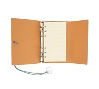 Omabeta Spiral Notebook Set with Durable PU Leather Cover and 80 Sheets for Note Taking and Sketching in Classrooms or Offices (Cyan)