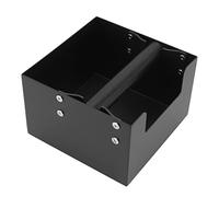 Omabeta Stainless Steel Coffee Knock Box Detachable Drawer Design for Milk Tea Coffee Maker, Anti Skid Stainless Steel Grind Dump Bucket, for Studio Kitchen Office, 6.3x6.3x4.7in