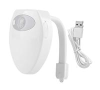 Omabeta Toilet Light with Motion Sensor 8 Colorful LED Light USB Charging Toilet Lamp Energy Saving Motion Sensor Toilet Lamp Toilet Induction Lamp for Home Toilets