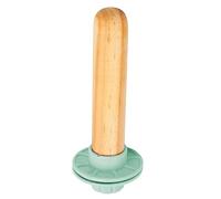 Omabeta Wood Bird Cage Perch Comfortable Grip Grinding Stand for Small Birds Lovebirds Budgies Parrots 1 X Pine Wood (Green)