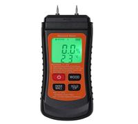 Omabeta Wood Moisture Meter LCD Display Handheld Multifunctional Moisture Tester for Industry, Type Wood Range 4-75%, for Carpentry Building Construction