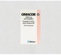 Omacor 1000mg capsules - 100 Capsules