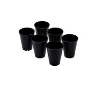Omada Design 6 Water Glasses 270 ml, Stackable, Shatterproof, Reusable, Plastic for Outdoor Use, Samba Line