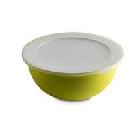 Omada Design Bowl + lid, Capacity 123,18 fl oz, Diameter 10,23 inch, White Inside and Colored Outside, in Polypropylene,microwavea nd Dishwasher Safe, Line Sanaliving