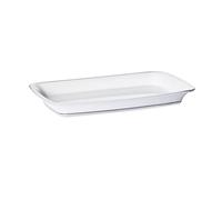 Omada Design Large Serving Plate, Rectangular, Shatterproof Acrylic, 34,5x23,5x3,5h cm, Made in Italy, Square Line