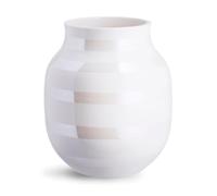 Omaggio Vase H 20cm Pearly White/H 20cm / Ø 16cm/Every Piece is Unique