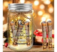 Omagie 18th Birthday Gift for Girls and Boys, Led Bottle Light Money Gift for 18th Birthday, Birthday Money Gift Packaging, 18th Birthday Gift Money Bottle Creativity [Energy Class A+++]