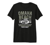 Omaha Beach 1944 Normandy France Never Forget Premium T-Shirt