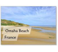 Omaha Beach Now, Normandy, France, Fridge Magnet