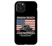 Omaha Beach Operation Overlord D-Day 1944 Sherman Tank Case for iPhone 11 Pro