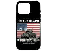 Omaha Beach Operation Overlord D-Day 1944 Sherman Tank Case for iPhone 16 Pro