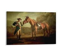 OmAju Friendly Napoleon Tony Soprano And Pie-O-My Horse Poster Wall Art Canvas Wall Decor Prints Painting Art Picture Living Room Decoration 20x30inch(50x75cm)