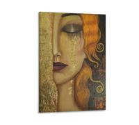 OmAju Gustav Klimt Freya's Tears of Gold Posters Canvas Prints Wall Decor Art Picture Home Decor for Living Room for Gifts 20x30inch(50x75cm)