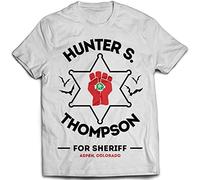 OmajU Hunter S Thompson T-Shirt Men Gray XL