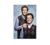 OmAju Step Brothers Comedy Movie Will Ferrell And John C. Reilly Poster Wall Art Canvas Wall Decor Prints Painting Art Picture Living Room Decoration 20x30inch(50x75cm)