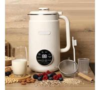 Omalait - Omalait Plant-Based Milk Maker, Self-Cleaning Function and Timer with Measuring Cup & Strainer & Brush, 18 Recipes Included Make Homemade Almond, Oat, and Soy Milk