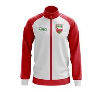 Oman Men's Concept Football Track Jacket in White | Size: Small Oman White S