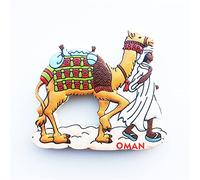 Oman Sultan World Fridge Magnet 3D Resin Handmade Craft Tourist Travel City Souvenir Collection Letter Refrigerator Sticker