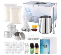 Omana Candle Making Kit for Adult Beginners Make Your Own Candles with DIY Starter Set Premium Soy Wax Maker All in Pack Easy Supplies Accessories Guide Aromatherapy Gift