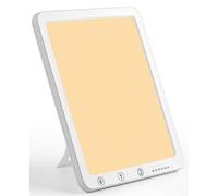 Omana Light Therapy SAD Lamp 10000 Lux: UV-Free LED with 3 Color Temperatures & 6 Auto-Off Timer Modes - Clinically Proven to Boost Mood, Energy, Sleep & Focus