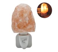 Omana Natural Himalayan Salt Night Lamp Light, Direct Plug, Plugin, Children Bedroom, Multicolor Bulbs & 360 Degree Swivel Plug with ON/Off Switch (Natural)