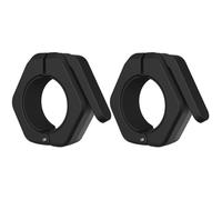 Omana Olympic Barbell Collar 2 Pcs Barbell Clamps & Collars for 2" Inch Bar Quick Release Non Slip Clips Locking Secure Olympic Powerlifting, Home & Gym Strength Training