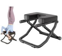 Omana Yoga Inversion Headstand Stool - Multifunctional Inverted Bench for Handstands, Core Strength, Stress Relief, Muscle Training, Upside Down Wall Stand Balance, Stretching, & Stability