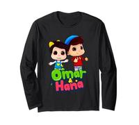 Omar and Hana Islamic Cartoon for Muslim Boys and girs Long Sleeve T-Shirt