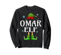 OMAR Elf Xmas Funny Men's Family Matching Christmas OMAR Sweatshirt