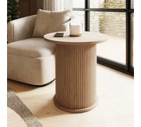 Omari Circular Side Lamp Table