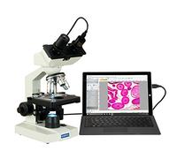 OMAX 40X-2500X LED Binocular Lab Compound Microscope with USB Camera and Mechanical Stage - M82EZ-C03S