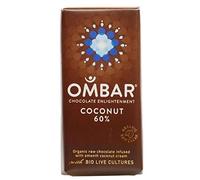Ombar 60% Coconut Raw Chocolate Bar 35g - Pack of 2