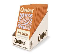 Ombar 72% Cacao Dark Chocolate 10x70g Organic Vegan Bars