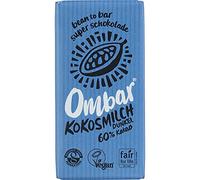 Ombar - Kokosmilch Dunkel Bio Roh-Schokolade - 35 g - 10er Pack