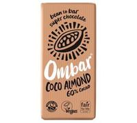 Ombar Chocolate Coco Almond Chocolate Bar 70g