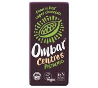 Ombar - Centres Pistachio - Vegan Organic Fair Trade Chocolate - 70g