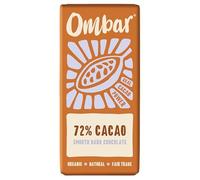 Ombar Vegan Chocolate, 72% Cacao Organic Dark Chocolate 70 g Fairtrade All Natural Ingredients