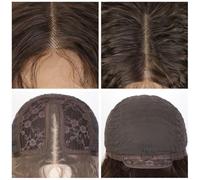 Ombre Blonde Lace Front Wig Water Wave Hair Wigs Synthetic Body Wave 150% Density Human Hair Touch Premium Fiber Party Date Daily Wear Natural Looking 34 inch(Color:Color 2)