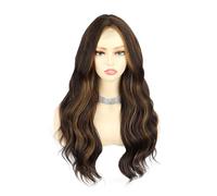 Ombre Body Wave Lace Front Wig 20 Inch, Synthetic Lace Wig | Ombre body waves with middle part, soft heat-resistant fibre and natural everyday finish.