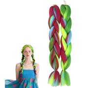 Ombre Braiding Hair Coloured Hair Extensions Kanekalon Synthetic Jumbo Braids Twists Soft Texture 1723