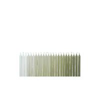 Ombre Candles Set of 24 Khaki